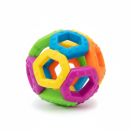 Bola de brincar colorida para pets